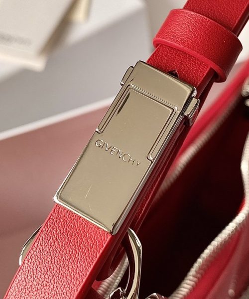 Givenchy Medium Moon Cut Out Bag Red For Women, Women's Handbags, Shoulder Bags 11.8in/30cm GVC