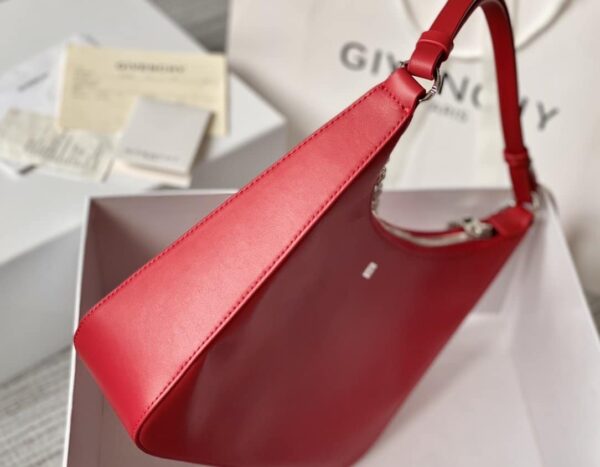 Givenchy Medium Moon Cut Out Bag Red For Women, Women's Handbags, Shoulder Bags 11.8in/30cm GVC
