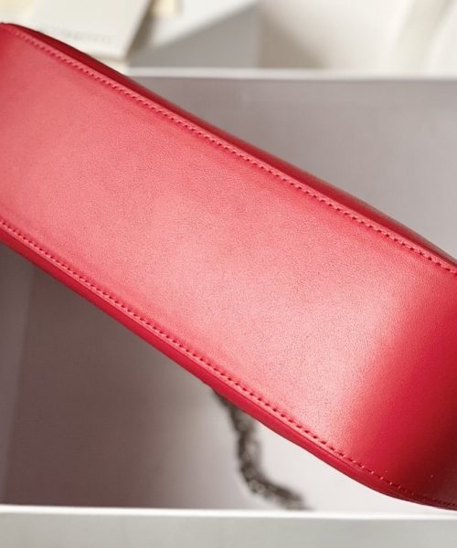 Givenchy Medium Moon Cut Out Bag Red For Women, Women's Handbags, Shoulder Bags 11.8in/30cm GVC