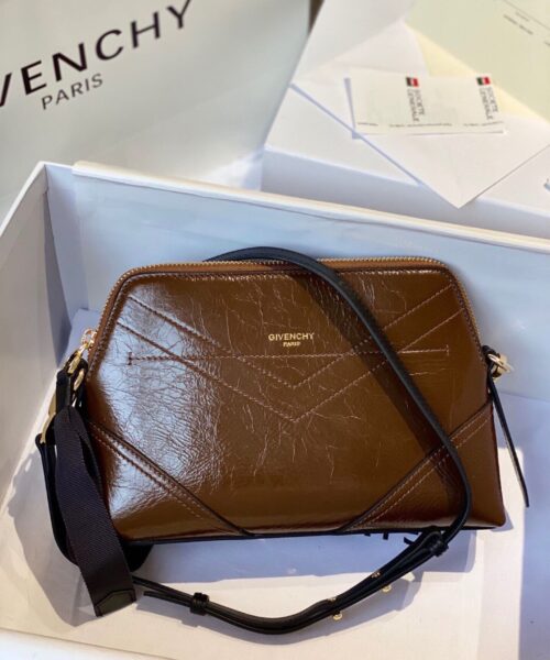 Givenchy Messenger Bag Brown For Women, Women's Handbags, Shoulder And Crossbody Bags 9.8in/25cm GVC