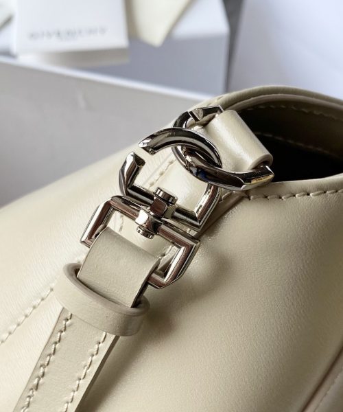 Givenchy Mini Antigona Lock Bag Beige For Women, Women's Handbags, Shoulder Bags 8.7in/22cm GVC