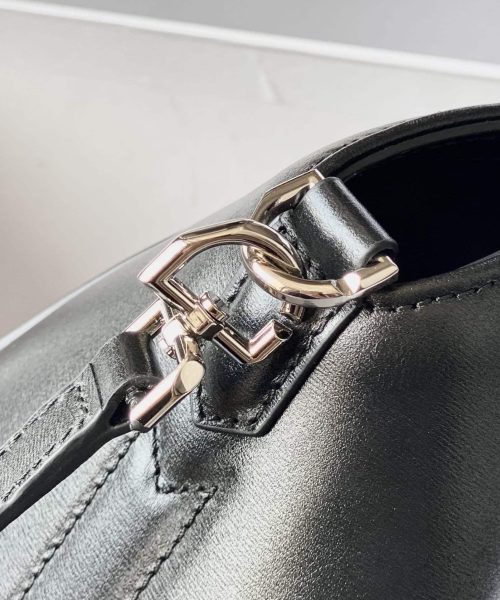 Givenchy Mini Antigona Lock Bag Black For Women, Women's Handbags, Shoulder Bags 8.7in/22cm GVC