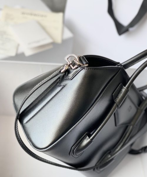 Givenchy Mini Antigona Lock Bag Black For Women, Women's Handbags, Shoulder Bags 8.7in/22cm GVC