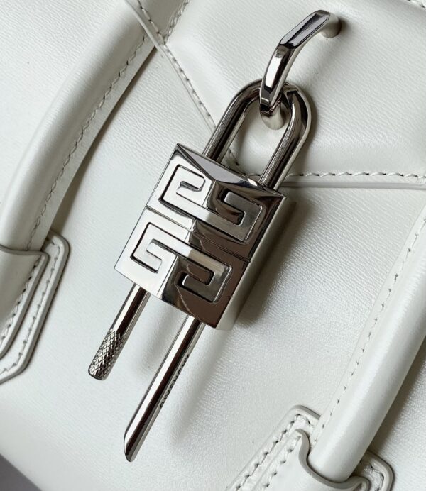 Givenchy Mini Antigona Lock Bag Ivory For Women, Women's Handbags, Shoulder Bags 8.7in/22cm GVC BB50J0B16S-105