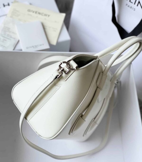 Givenchy Mini Antigona Lock Bag Ivory For Women, Women's Handbags, Shoulder Bags 8.7in/22cm GVC BB50J0B16S-105