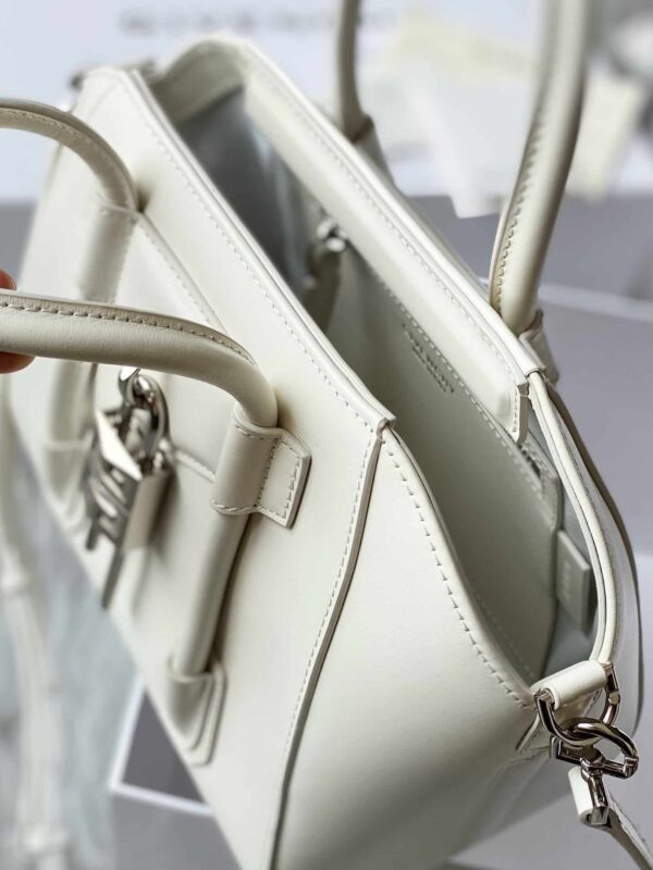Givenchy Mini Antigona Lock Bag Ivory For Women, Women's Handbags, Shoulder Bags 8.7in/22cm GVC BB50J0B16S-105