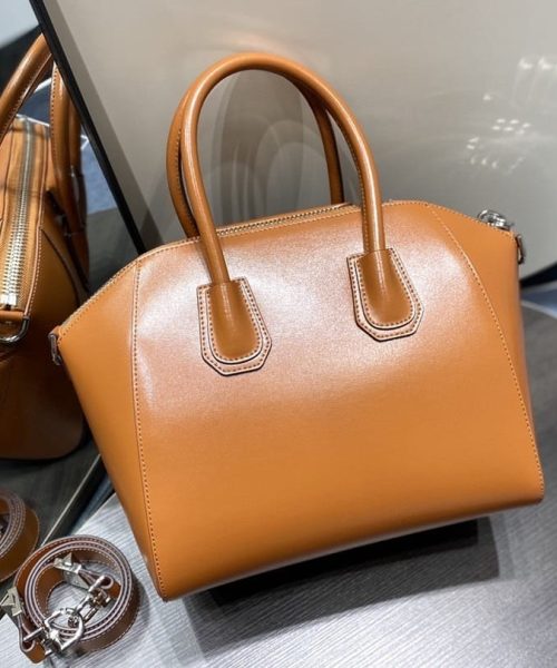 Givenchy Mini Antigona Sport Bag Caramel Brown For Women, Women's Handbags, Shoulder Bags 8.7in/22cm GVC