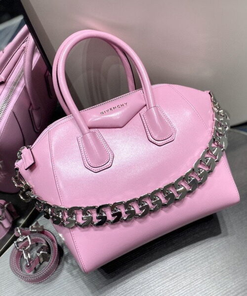 Givenchy Mini Antigona Sport Bag Pink For Women, Women's Handbags, Shoulder Bags 8.7in/22cm GVC