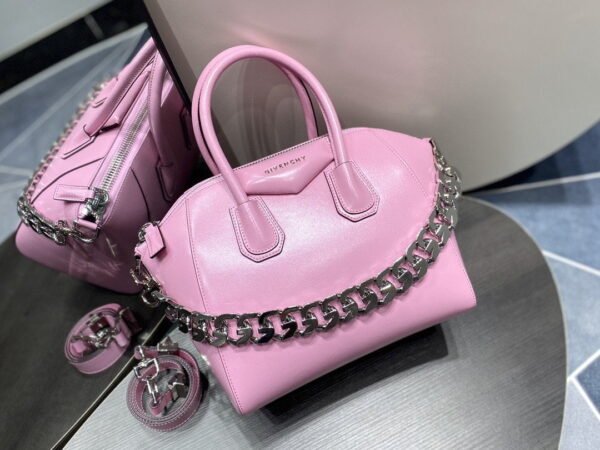 Givenchy Mini Antigona Sport Bag Pink For Women, Women's Handbags, Shoulder Bags 8.7in/22cm GVC