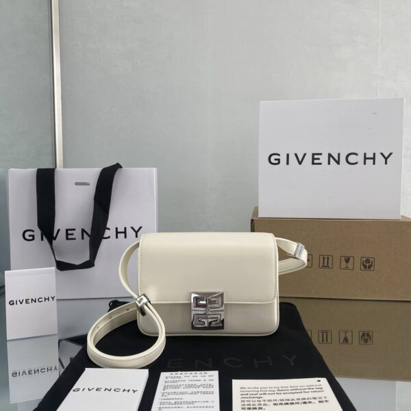 Givenchy Small 4G Bag Ivory For Women, Women's Handbags, Shoulder Bags 6.5in/16.5cm GVC