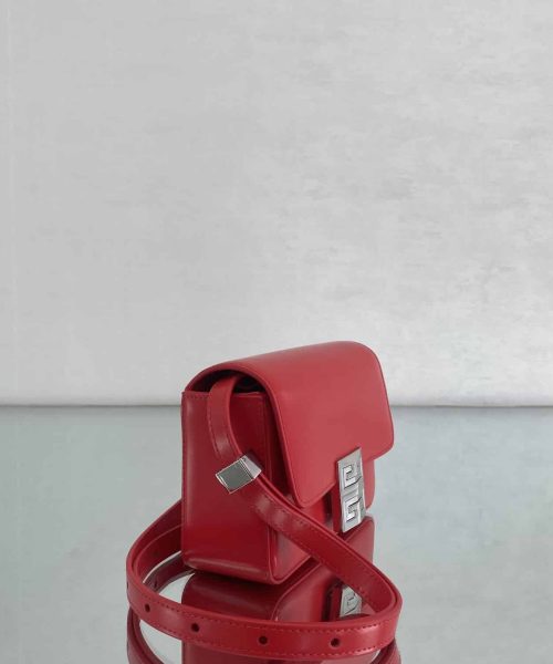 Givenchy Small 4G Bag Red For Women, Women's Handbags, Shoulder Bags 6.5in/16.5cm GVC
