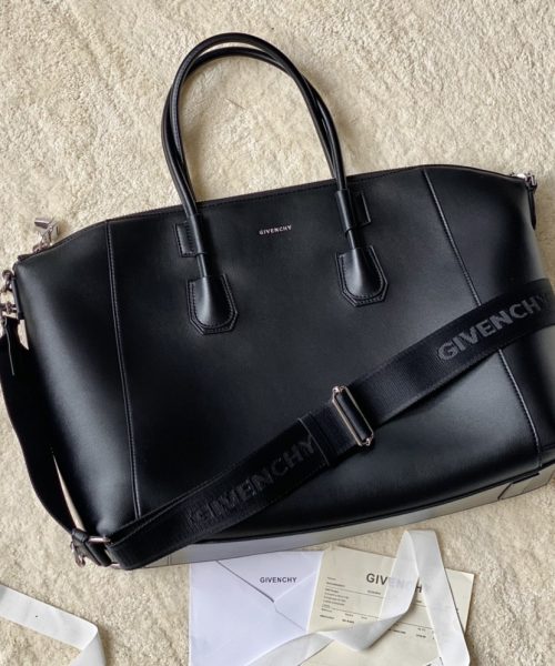 Givenchy Small Antigona Sport Bag Black For Women, Women's Handbags, Shoulder Bags 13in/33cm GVC