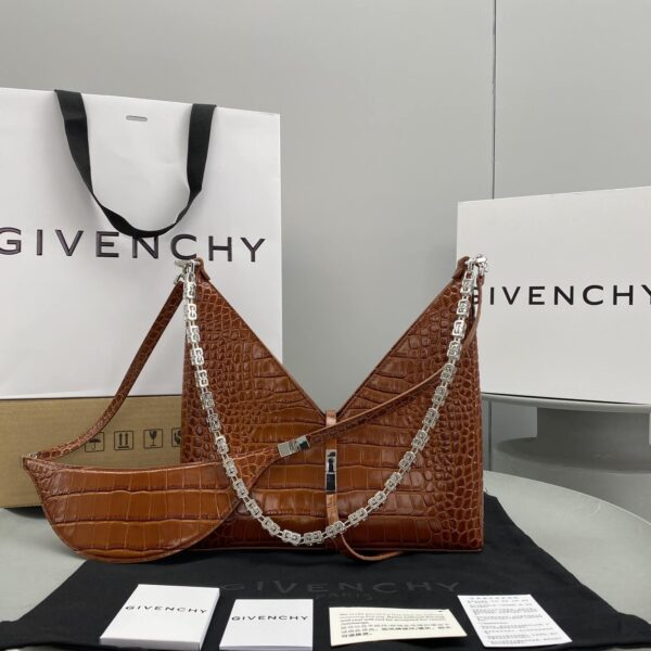 Givenchy Small Cut Out Bag Cramel Brown For Women, Women's Handbags, Shoulder Bags 10.6in/27cm GVC
