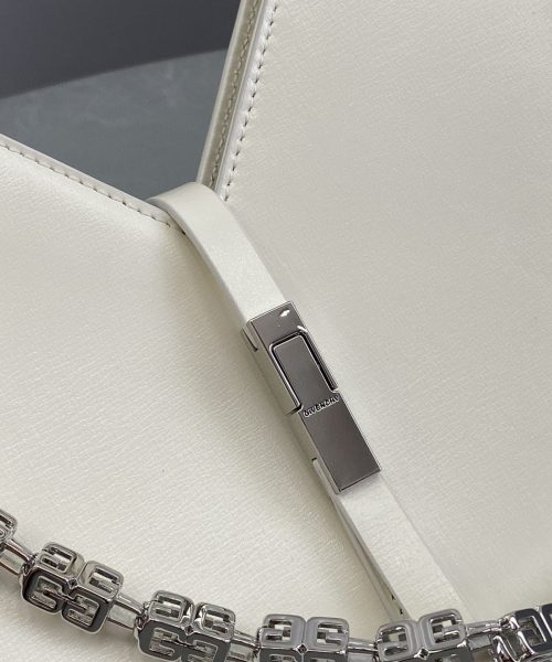 Givenchy Small Cut Out Bag Ivory For Women, Women's Handbags, Shoulder Bags 10.6in/27cm GVC