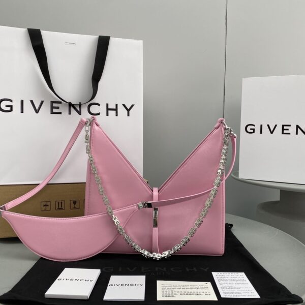 Givenchy Small Cut Out Bag Pink For Women, Women's Handbags, Shoulder Bags 10.6in/27cm GVC