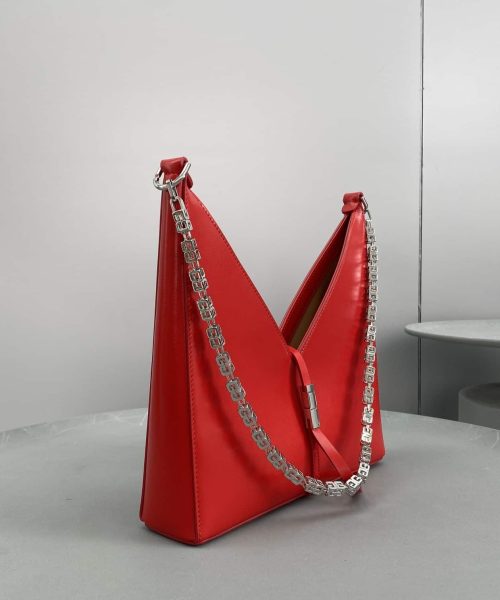 Givenchy Small Cut Out Bag Red For Women, Women's Handbags, Shoulder Bags 10.6in/27cm GVC