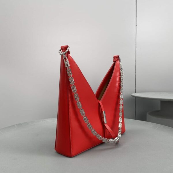 Givenchy Small Cut Out Bag Red For Women, Women's Handbags, Shoulder Bags 10.6in/27cm GVC