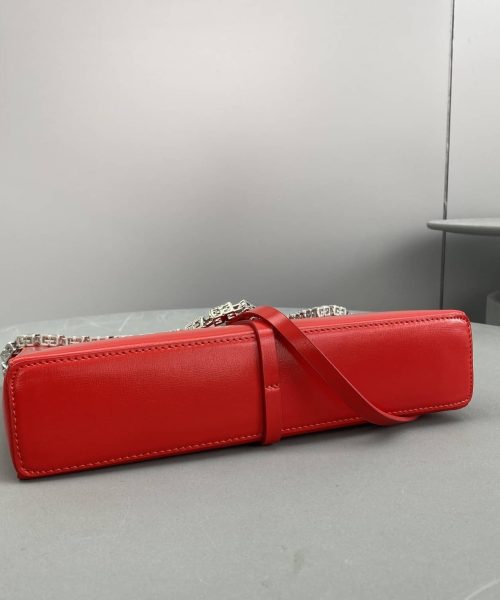 Givenchy Small Cut Out Bag Red For Women, Women's Handbags, Shoulder Bags 10.6in/27cm GVC