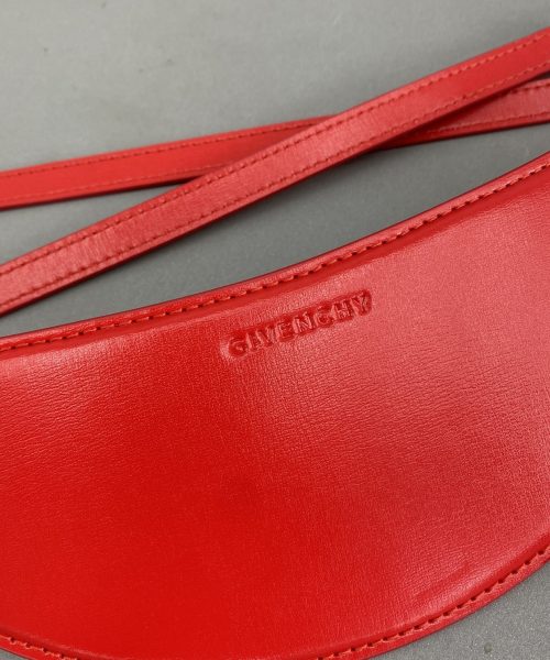 Givenchy Small Cut Out Bag Red For Women, Women's Handbags, Shoulder Bags 10.6in/27cm GVC