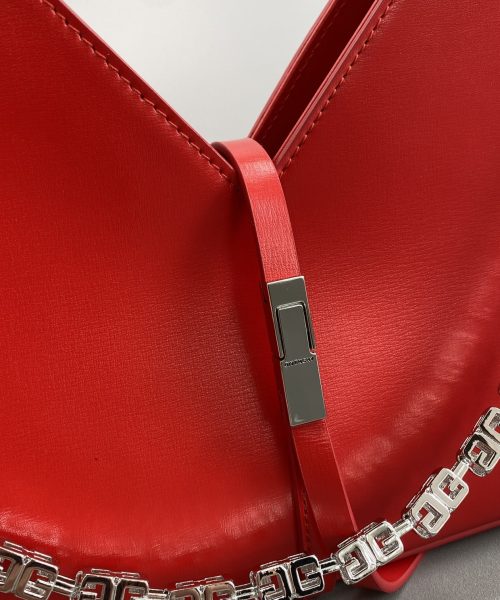 Givenchy Small Cut Out Bag Red For Women, Women's Handbags, Shoulder Bags 10.6in/27cm GVC