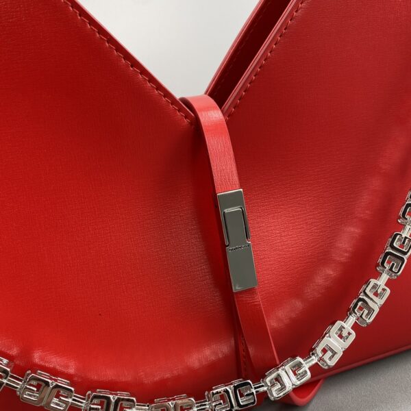 Givenchy Small Cut Out Bag Red For Women, Women's Handbags, Shoulder Bags 10.6in/27cm GVC