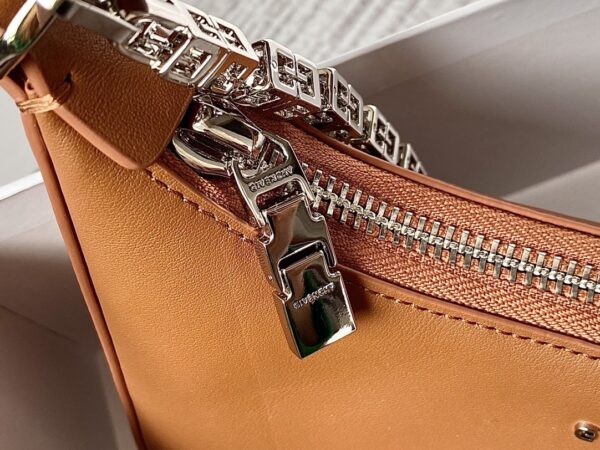 Givenchy Small Moon Cut Out Bag Caramel Brown For Women, Women's Handbags, Shoulder Bags 9.8in/25cm GVC