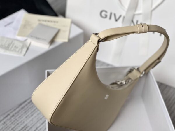Givenchy Small Moon Cut Out Bag Cream For Women, Women's Handbags, Shoulder Bags 9.8in/25cm GVC
