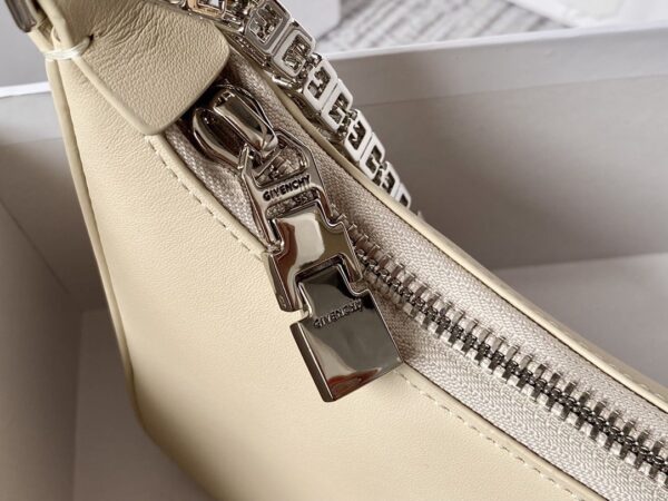 Givenchy Small Moon Cut Out Bag Cream For Women, Women's Handbags, Shoulder Bags 9.8in/25cm GVC