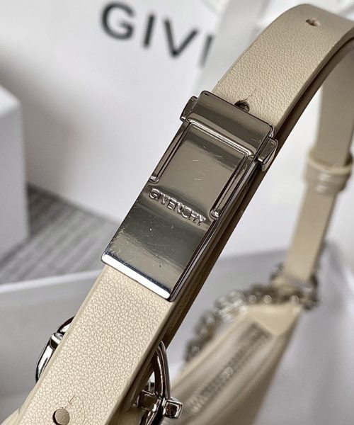 Givenchy Small Moon Cut Out Bag Cream For Women, Women's Handbags, Shoulder Bags 9.8in/25cm GVC