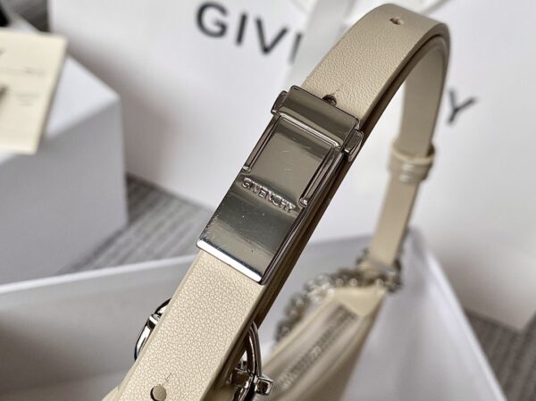 Givenchy Small Moon Cut Out Bag Cream For Women, Women's Handbags, Shoulder Bags 9.8in/25cm GVC