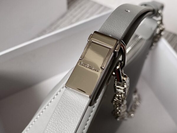 Givenchy Small Moon Cut Out Bag Grey For Women, Women's Handbags, Shoulder Bags 9.8in/25cm GVC