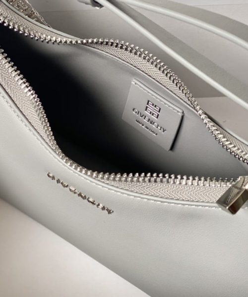 Givenchy Small Moon Cut Out Bag Grey For Women, Women's Handbags, Shoulder Bags 9.8in/25cm GVC