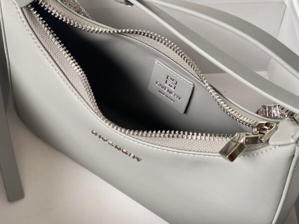 Givenchy Small Moon Cut Out Bag Grey For Women, Women's Handbags, Shoulder Bags 9.8in/25cm GVC