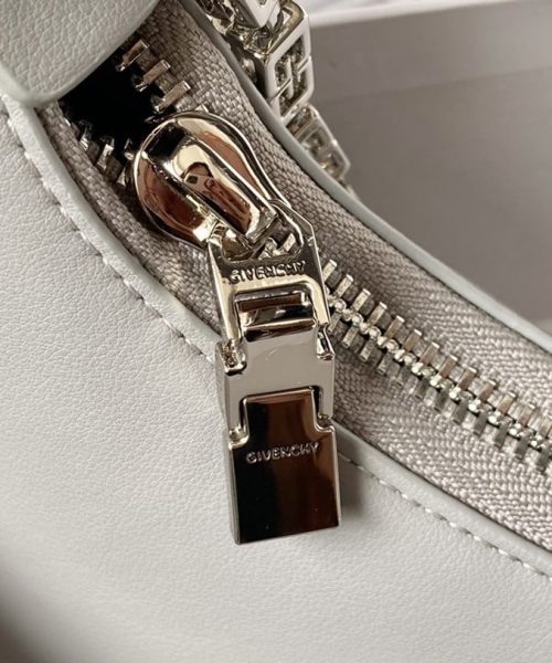 Givenchy Small Moon Cut Out Bag Grey For Women, Women's Handbags, Shoulder Bags 9.8in/25cm GVC