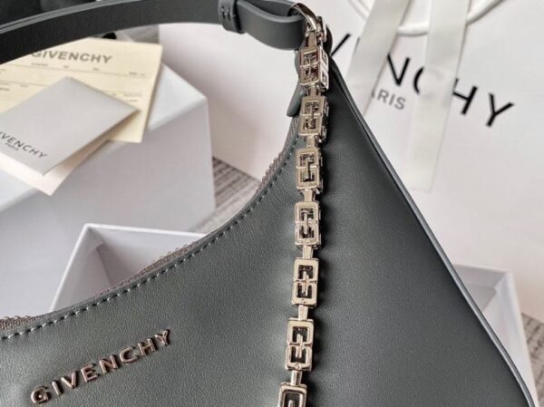 Givenchy Small Moon Cut Out Bag Pickle For Women, Women's Handbags, Shoulder Bags 9.8in/25cm GVC