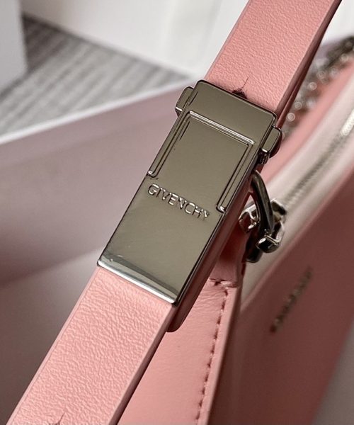 Givenchy Small Moon Cut Out Bag Pink For Women, Women's Handbags, Shoulder Bags 9.8in/25cm GVC