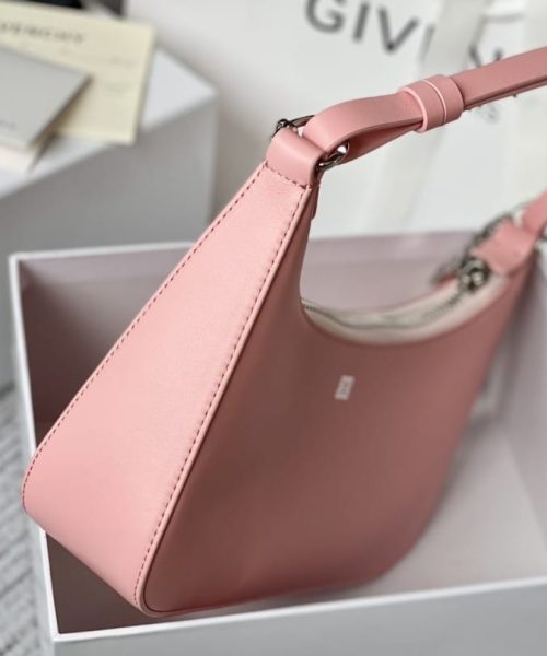 Givenchy Small Moon Cut Out Bag Pink For Women, Women's Handbags, Shoulder Bags 9.8in/25cm GVC