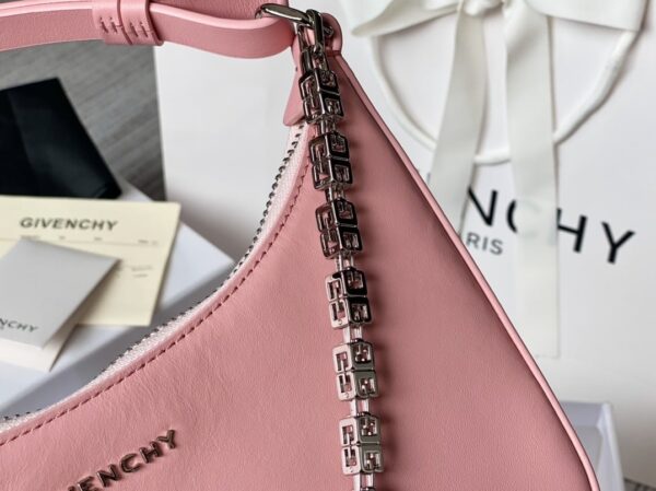 Givenchy Small Moon Cut Out Bag Pink For Women, Women's Handbags, Shoulder Bags 9.8in/25cm GVC