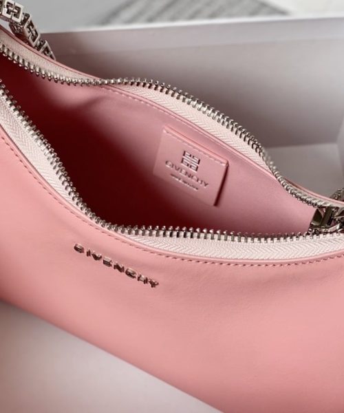 Givenchy Small Moon Cut Out Bag Pink For Women, Women's Handbags, Shoulder Bags 9.8in/25cm GVC
