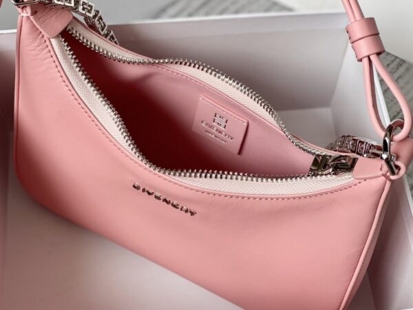 Givenchy Small Moon Cut Out Bag Pink For Women, Women's Handbags, Shoulder Bags 9.8in/25cm GVC