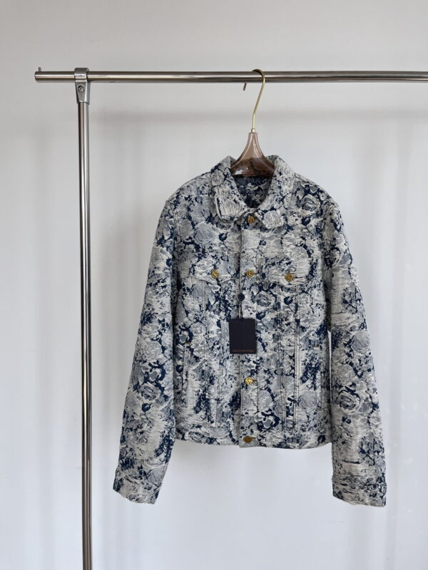 Gold Tone LV Buttons Jacket Multicolor For Women