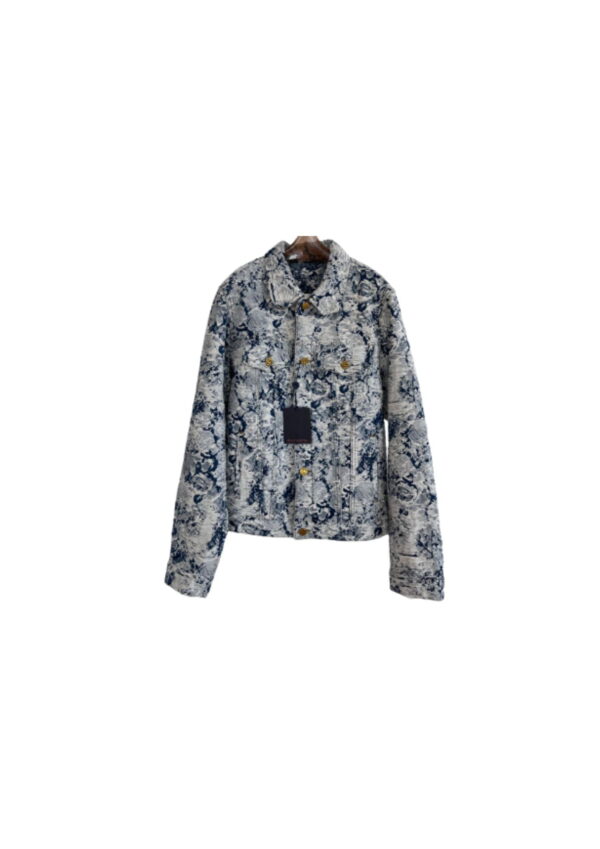 Gold Tone LV Buttons Jacket Multicolor For Women