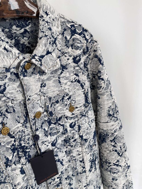 Gold Tone LV Buttons Jacket Multicolor For Women