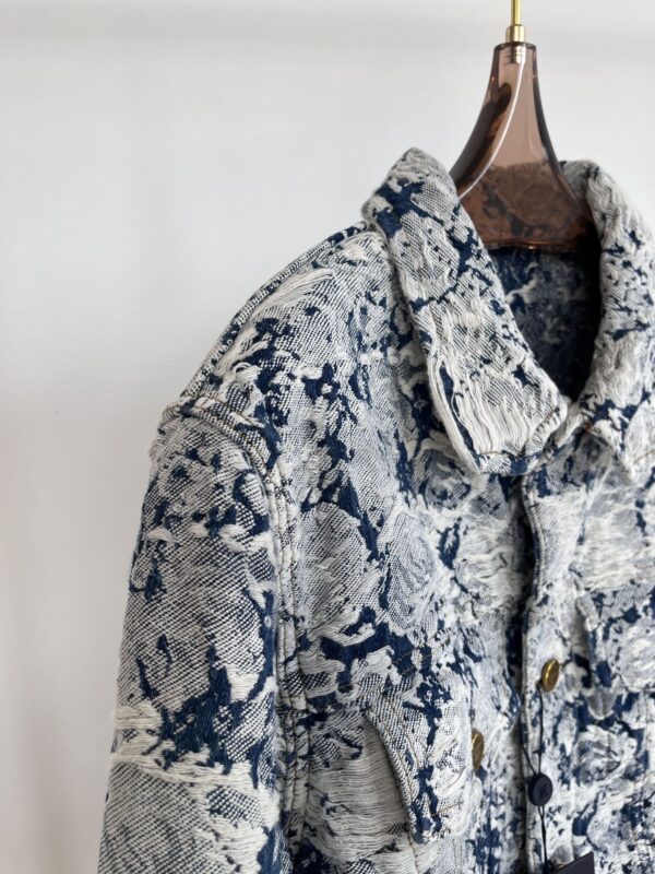 Gold Tone LV Buttons Jacket Multicolor For Women