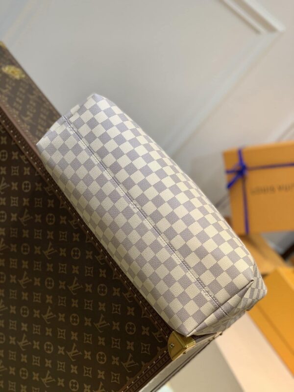1:1 Replica Louis Vuitton LV Graceful MM Damier Azur Canvas Exclusive Bag For Women N42233 - 16.1in/ 41cm