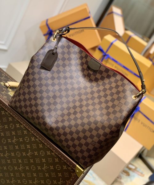 1:1 Replica Louis Vuitton LV Graceful MM Damier Ebene Canvas Exclusive Bag For Women N44045 - 16.1in/ 41cm