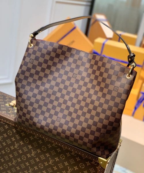 1:1 Replica Louis Vuitton LV Graceful MM Damier Ebene Canvas Exclusive Bag For Women N44045 - 16.1in/ 41cm