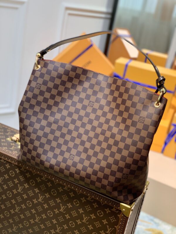1:1 Replica Louis Vuitton LV Graceful MM Damier Ebene Canvas Exclusive Bag For Women N44045 - 16.1in/ 41cm