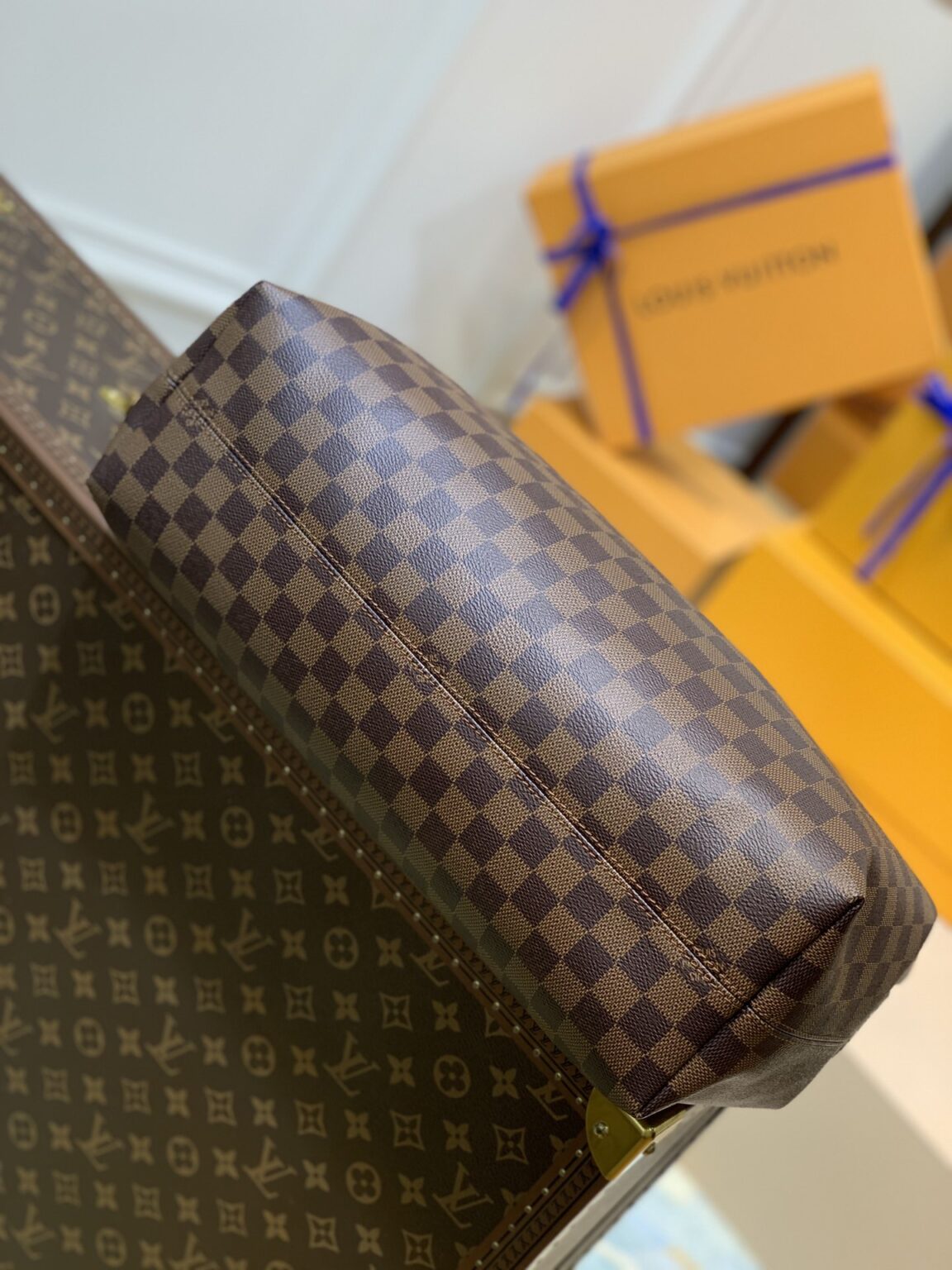 1:1 Replica Louis Vuitton LV Graceful MM Damier Ebene Canvas Exclusive Bag For Women N44045 - 16.1in/ 41cm - Image 5