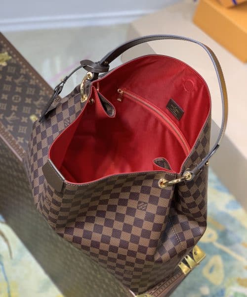 1:1 Replica Louis Vuitton LV Graceful MM Damier Ebene Canvas Exclusive Bag For Women N44045 - 16.1in/ 41cm